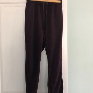 Women’s Drawstring Jogger Pants - Dark Plum